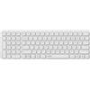 LTPRTZ Tastiera wireless - Design piatto in alluminio - Ideale per lavorare multitasking - Interruttore per il collegamento a più dispositivi - Lunghezza: 36 cm - Colore: bianco