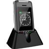LTPRTZ Telefono cellulare per anziani - Telefono con tasti grandi - Chiamate sicure - Schermo da 2,4 pollici - Colore: nero
