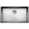 Blanco PRONTA CONSEGNA - SPEDIZIONE IMMEDIATA Lavello Monovasca Sottotop 74 x 44 cm Acciaio Inox 1 Vasca 70 x 40 cm scarico InFino e troppopieno rettangolare ANDANO 700-U BLANCO 1518614 518614