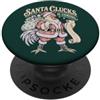 Christmas Season Divertente Babbo Natale Gallo Pollo Festa di Famiglia di Natale PopSockets PopGrip Adesivo