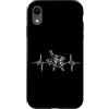 Judoka Martial Arts Combat Sports Merch Custodia per iPhone XR Judo Heartbeat ECG Arti Marziali Grappling Throw