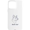 Herding Breed Tees Custodia per iPhone 15 Pro Max Heeler Dad Line Art Proprietario australiano di cane bovino