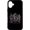 Moonlit Whiskers Atelier Custodia per iPhone 16 Plus Magico Gatto Nero Luna Mezzaluna Magica Fantasia Gotica