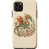 Fantasy Bookish Realm Custodia per iPhone 11 Pro Max Leggi Pericolosamente Dragon Book Lover Fantasy Reader