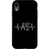 Architecture & Engineering Apparel Co Custodia per iPhone XR Architetto Heartbeat ECG Pulse Drafting Line Art