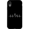 Canine Pulse Line Art Apparel Custodia per iPhone XR Doberman Heartbeat ECG Dog Pulse Line Art