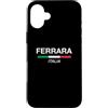 Italian Family Name Co Custodia per iPhone 16 Plus Ferrara - Bandiera italiana con cognome italiano