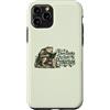 Fantasy Bookish Realm Custodia per iPhone 11 Pro Lettura della rana libraica per gli amanti del libro e i club del libro