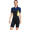 UDHSNJZG Combinaisons De PlongéE Mute da sub uomo e donna, 1,5 mm, con cerniera frontale, maniche lunghe, shorty, for immersioni subacquee, snorkeling, surf, canoa, nuoto