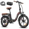Fafrees 20 Bici Elettrica Pieghevole, 36V 20Ah Bicicletta Elettrica Uomo, Pedalata Assistita 3.0 Fat Bike Donna Ebike da Città, 250W 25KM/h 7 Velocità, F20 Pro