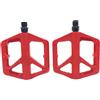 Gdfnmogo Striscia riflettente Bike Pedali Sicurezza Notte Ciclismo | Doppio cuscinetto DU, rotazione fluida, corpo in nylon, compatibile con bici da strada e mountain bike, uso duraturo