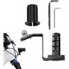 Dgayaeic Supporto Luce Bicicletta, Portafaro Manubrio per Action Cam Sport | Portatorcia Bicicletta Per Viaggi su Strada Pendolarismo Quotidiano Notte Mountain Bike Strada Ciclismo e Outdoor
