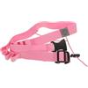 SAFIGLE Cintura da Corsa Riflettente Rosa in Poliestere Porta Numero | Uso a Mani Libere per Pettorale, Design Regolabile per Gara e Trekking, Accessorio Riutilizzabile per Adulti