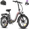 Fafrees Bici Elettrica Pieghevole, Ebike 250W 36V 18AH/20AH, Bicicletta Elettrica Donna Uomo, Fat Bike 20 da Città, Pedalata Assistita E-bike, 7 Velocità, F20/F20+ EAPC
