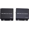 Domary Extender USB 3.2 su Ethernet, 4 Porte per Webcam PC Fino a 100 M | Plug and Play su Cat6a, Corpo in Lega di Alluminio, Supporta Telecamere Industriali e Videoconferenze