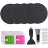 HoveeLuty Kit di riparazione toppa per trampolino 4x4 pollici Toppa per trampolino per fori o strappi Sostituzione kit di riparazione professionale Accessori, set 1 (17 pezzi) Tenda