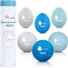 RYACO 6 palline antistress in gel per adulti, palline antistress con diversi spessori e dimensioni, palline anti-stress per la concentrazione, giocattolo motivazionale