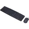 Domary Combo Tastiera e Mouse Cablati, Set Ergonomico da 113 Tasti con | Materiale ABS, Connessione USB Cablata, Mouse Ottico 1000DPI, Compatibile con Desktop e laptop.