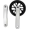 Posheliox Guarnitura Urban E-Bike 52T High Speed Design in alluminio | Configurazione 48T, costruzione leggera, materiale resistente, cambio fluido, bici pieghevole