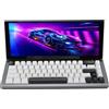 Domary Tastiera Meccanica con Touchscreen da 12,3 Pollici, 68 Tasti Hot | Interruttore Lineare, Tasti in PBT, 20 modalità RGB, Porte Type-C e USB 3.0, per , per , per OS X.