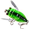 Generisch Cicada - Esca da pesca, 4 cm, 5,5 g, occhi olografici 3D, pesca dura | Esca artificiale galleggiante per cicada, esche robuste per pesca in lago e laghetto