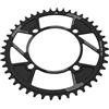 Gdfnmogo Lega di alluminio 40T 104BCD corona MTB stretta larga | Catena bilanciata, denti negativi da 3,5 mm, denti negativi da 1,8 mm, 46T, usura ridotta (42T)
