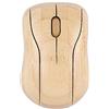 Domary Tastiera e Mouse Wireless Combo 2.4GHz Bambù Legno Click Silenzioso | Ricevitore USB Plug and Play, Compatibile con PC/Mac//, Set da Ufficio Ergonomico