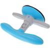 DEARMAMY Attrezzo per Addominali Sit-up Barra Fitness e Schiuma | Allenamento a Casa, Supporto Comodo per Piedi, Design Portatile, Acciaio e Silicone Blu