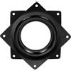 Fyxlen Piastra girevole per sgabello da bar, 4 pezzi, resistente, girevole a 360°, cuscinetti rotanti da 5,1-15,2 cm, per sgabello da bar, sedia da ufficio (7,6 cm)