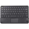 Domary Tastiera Wireless con Touchpad, Tastiera Mini BT Ultrasottile per | 59 Tasti, Ricaricabile, Ampia compatibilità con IOS , Struttura con Interruttore a Forbice, Trasmissione Stabile Fino a 10 M