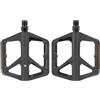 NbgrvB Pedali per bici MTB in nylon con doppio cuscinetto DU, riflettenti, per pedali per mountain bike, piattaforma larga in nylon, antiscivolo, doppi riflettenti, per guida notturna