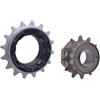 QuivyLivy Ruota libera 12T per imperiale Thread Cog posteriore ruota libera 12T per | Ingranaggio dorato a 12 denti, tipo di filettatura metrica, ideale per serie Fixie, guida fluida