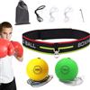 Generico Palla da boxe, fascia per capelli riflessi da boxe Supporti per la | Elastico Articoli per l'allenamento di boxe per principianti, avanzati, appassio