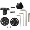 Gdfnmogo Supporto per attacco manubrio bici per Garmin Computer M6 x 30 mm | Adatto per Garmin Edge, vista stabile, vite M6x30mm, stelo 28.6mm, finitura nera