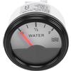 Domary Indicatore Livello Carburante per Barca Misuratore Livello Acqua | Sensore Serbatoio Gas 0-190Ω, Acciaio Inossidabile ABS Impermeabile IP67, Retroilluminazione Bianca, per Camion Generatori