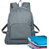 Huayeex Zaino pieghevole leggero, zaino pieghevole da viaggio Borsa da viaggio da | Zaino da trekking impermeabile Campeggio Casual All'aperto Uomo Donna Grigio