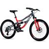 IBK Bicicletta Bici MTB 24'' Pollici Mountain Bike BIAMMORTIZZATA Ragazzo Cambio 21 Velocità Freni a Disco