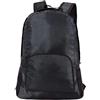 Generico Zaino pieghevole, Zaino pieghevole Zaini piccoli | Zaino da trekking resistente all'acqua Campeggio Casual All'aperto Uomo Donna Nero
