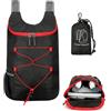 Generic Zaino da escursione Zaino da viaggio regolabile Borsa da bici, Nero | Zaino da viaggio extra large per ciclismo da uomo