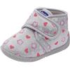 Chicco - scarpa asilo bimba grigia fedora con allover