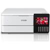 EPSON - Stampante Inkjet EcoTank ET-8500 Stampa a colori, 5760 x 1440 DPI, A4, Stampa diretta, Bianco - SPEDIZIONE GRATUITA