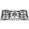 BERTAZZONI LA GERMANIA - Piano Cottura P7101D9X / 19 a Gas 5 Fuochi Gas Colore Acciaio Inox - SPEDIZIONE GRATUITA
