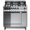 Lofra MT86MF-C Maxima Cucina Freestanding Piano Cottura Gas 80 cm 5 Fuochi Forno Elettrico Multifunzione 66 L 9 Programmi Classe A colore Inox