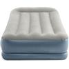 Intex 64116ND Dura-Beam Pillow Rest Mid-Rise Materasso Gonfiabile Singolo Fiber-Tech 99x191x30 cm Pompa Integrata colore Grigio