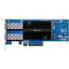 Synology W128449345 E25G30-F2 Scheda di rete interna 2 porte 25 GbE SFP28 PCI Express 3.0 x8 Ethernet 3125 Mbit-s colore Blu