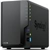 Synology DS225+ NAS Desktop 2 Bay Intel Celeron J4125 2 GB DDR4 SATA RAID 1GbE 2.5GbE Synology DSM colore Nero