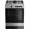 BEKO La Germania AMN9P5GXVC Cucina a Gas 5 Fuochi Forno Gas Ventilato Grill 56 L Classe A+ (90x60 cm) colore Inox
