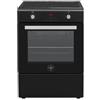 Bertazzoni La Germania SE664INE Cucina a Induzione 60 cm 4 Zone Forno Elettrico Multifunzione 69 L Classe A (85x60x60 cm) colore Nero