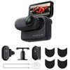 Insta360 GO 3S Action Cam Pack Moto POV da Casco Edizione Speciale 4K 128 GB FlowState IPX8 colore Nero