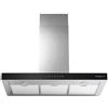 Glem Gas GHB990IXA Cappa aspirante a parete 90 cm 679 m³-h Classe A 68 dB Controllo Touch colore Nero Acciaio inox